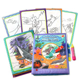 4 Types Magic Water Drawing Book