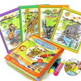 4 Style Magic Water Drawing Book Coloring Book