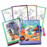 4 Style Magic Water Drawing Book Coloring Book
