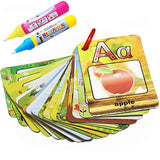 Water Drawing Learning Card & Magic Pen Painting Card
