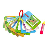 Water Drawing Learning Card & Magic Pen Painting Card