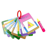 Water Drawing Learning Card & Magic Pen Painting Card