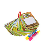 Water Drawing Learning Card & Magic Pen Painting Card