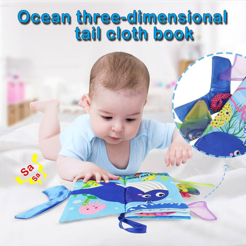 Ocean Three-Dimensional Tail Cloth Book