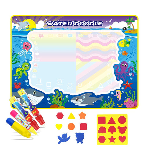 110*80cm Big Size Cartoon Magic Water Drawing Mat