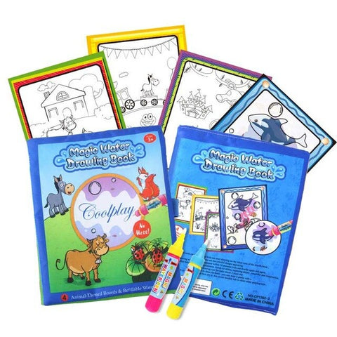 4 Style Magic Water Drawing Book Coloring Book