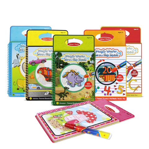 6 Types Magic Water Drawing Books Doodle