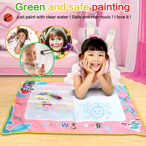 87x58cm Princess Theme Magic Water Drawing